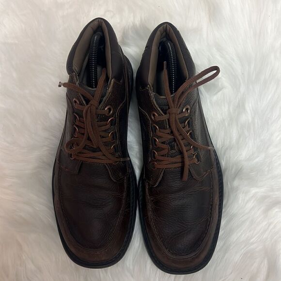 Timberland Low Top Leather Brown Chukka Boots Size 9 B68 - Picture 7 of 7